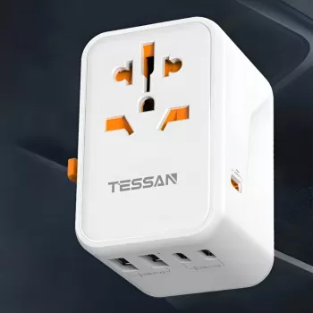 65W GaN Travel Adapter: USB-C PD Fast Charging