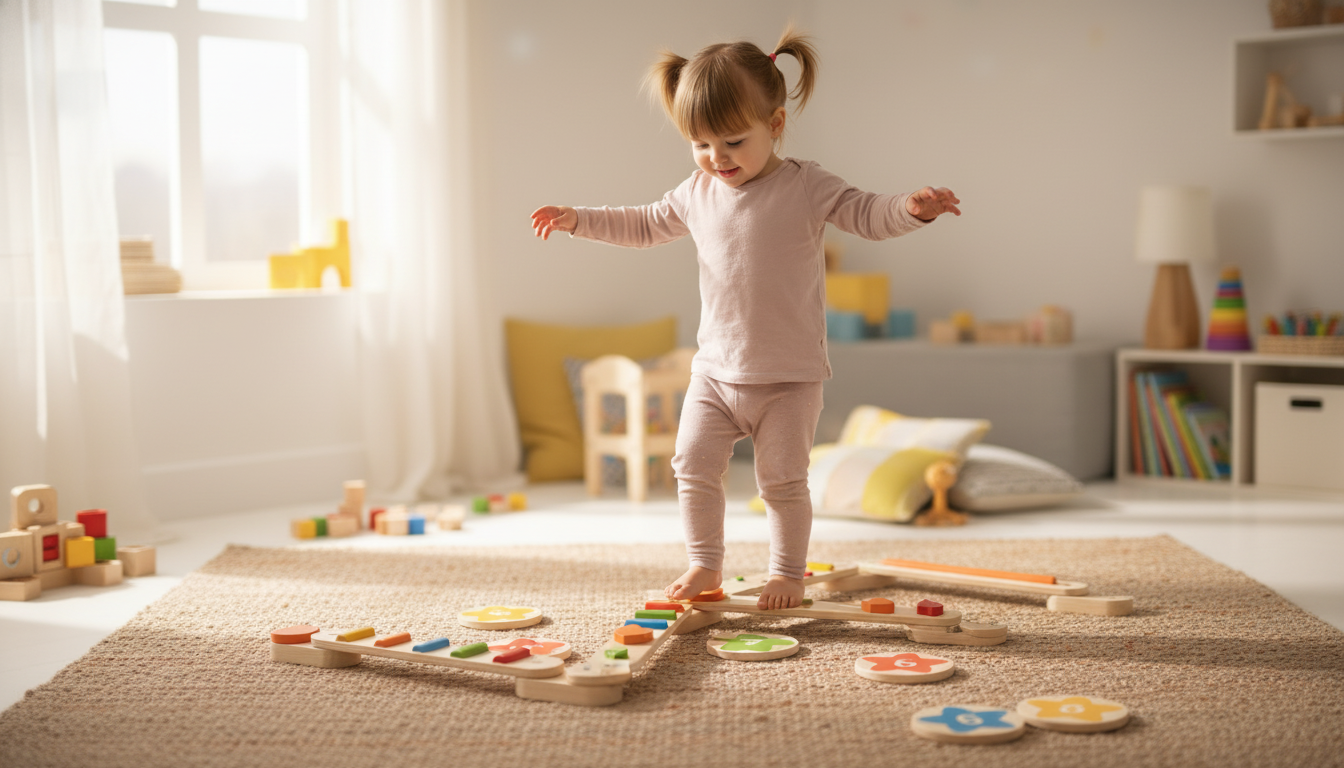 6-Piece Balance Beam Stepping Stones: Toddler Play Guide
