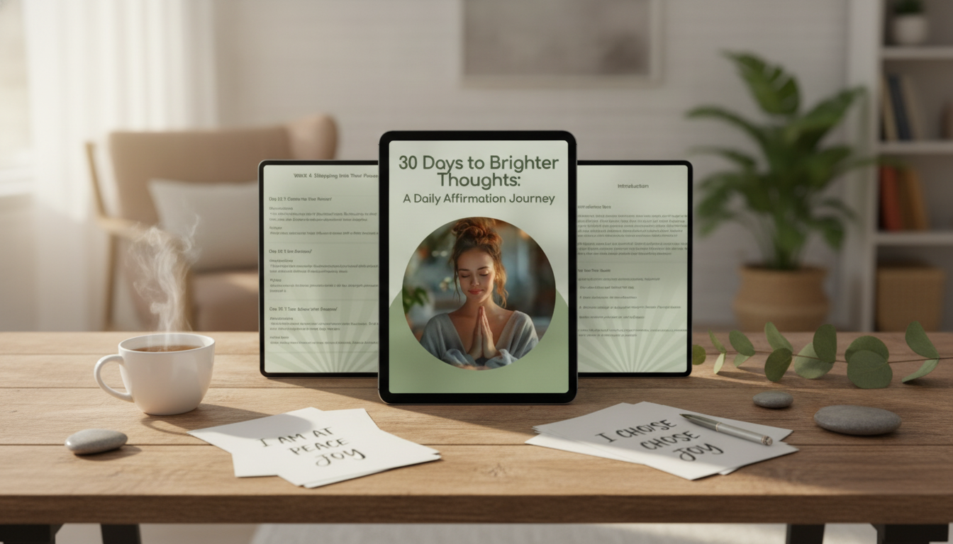 30-Day Affirmation Journey for Brighter, Calmer Thoughts