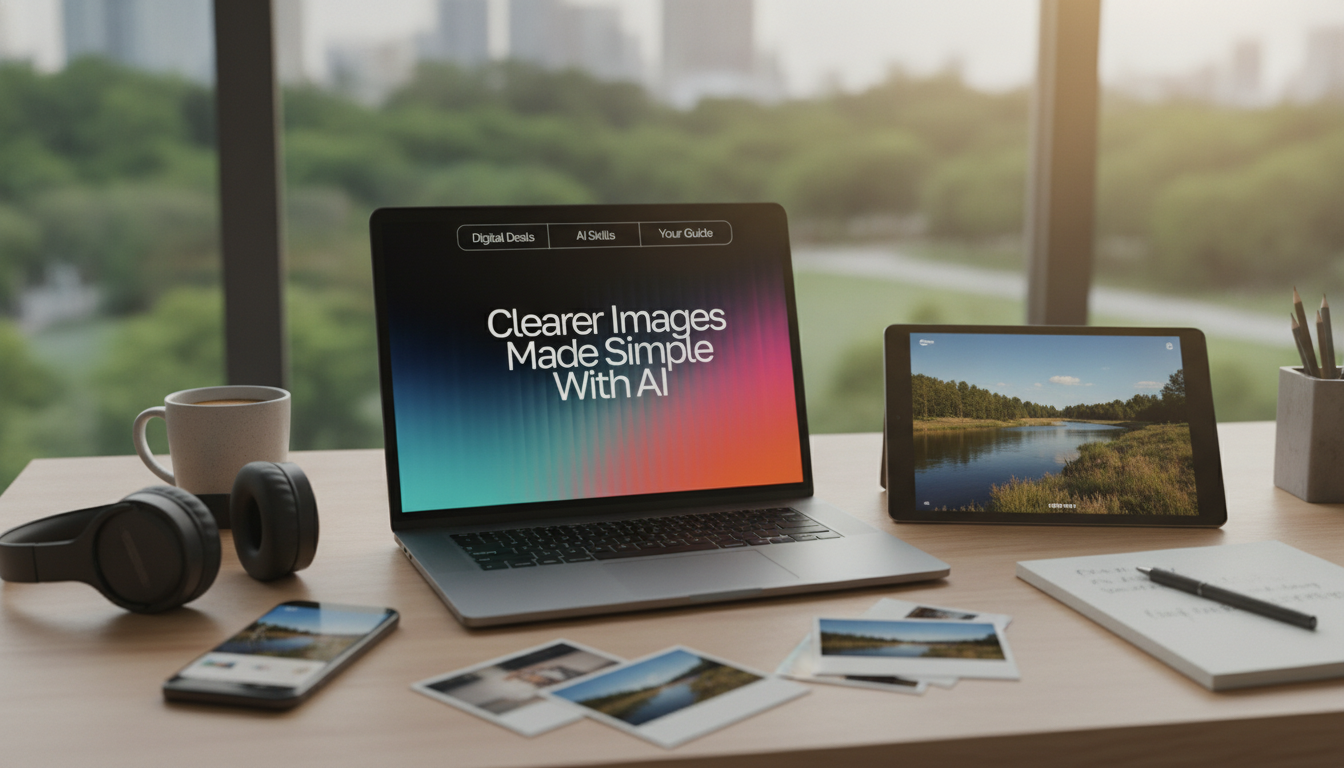 AI Photo Fixing for Beginners: Denoise, Sharpen, Upscale