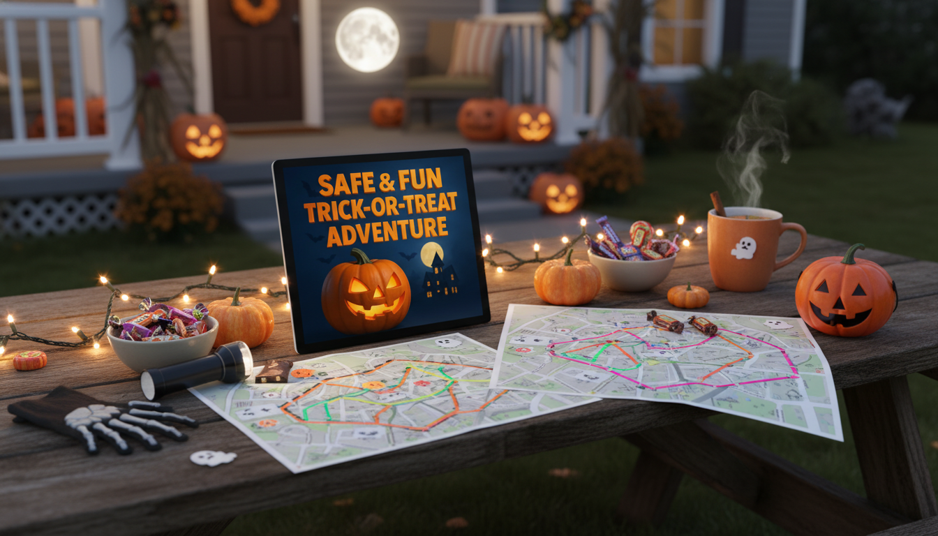 Trick-or-Treat Safety Route List: Plan a Safe Fun Loop