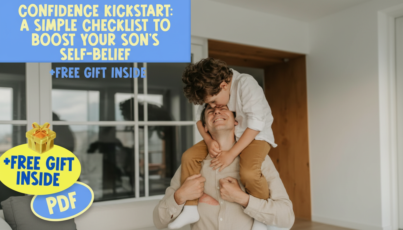Confidence Kickstart Checklist: Build Your Son’s Self-Belief