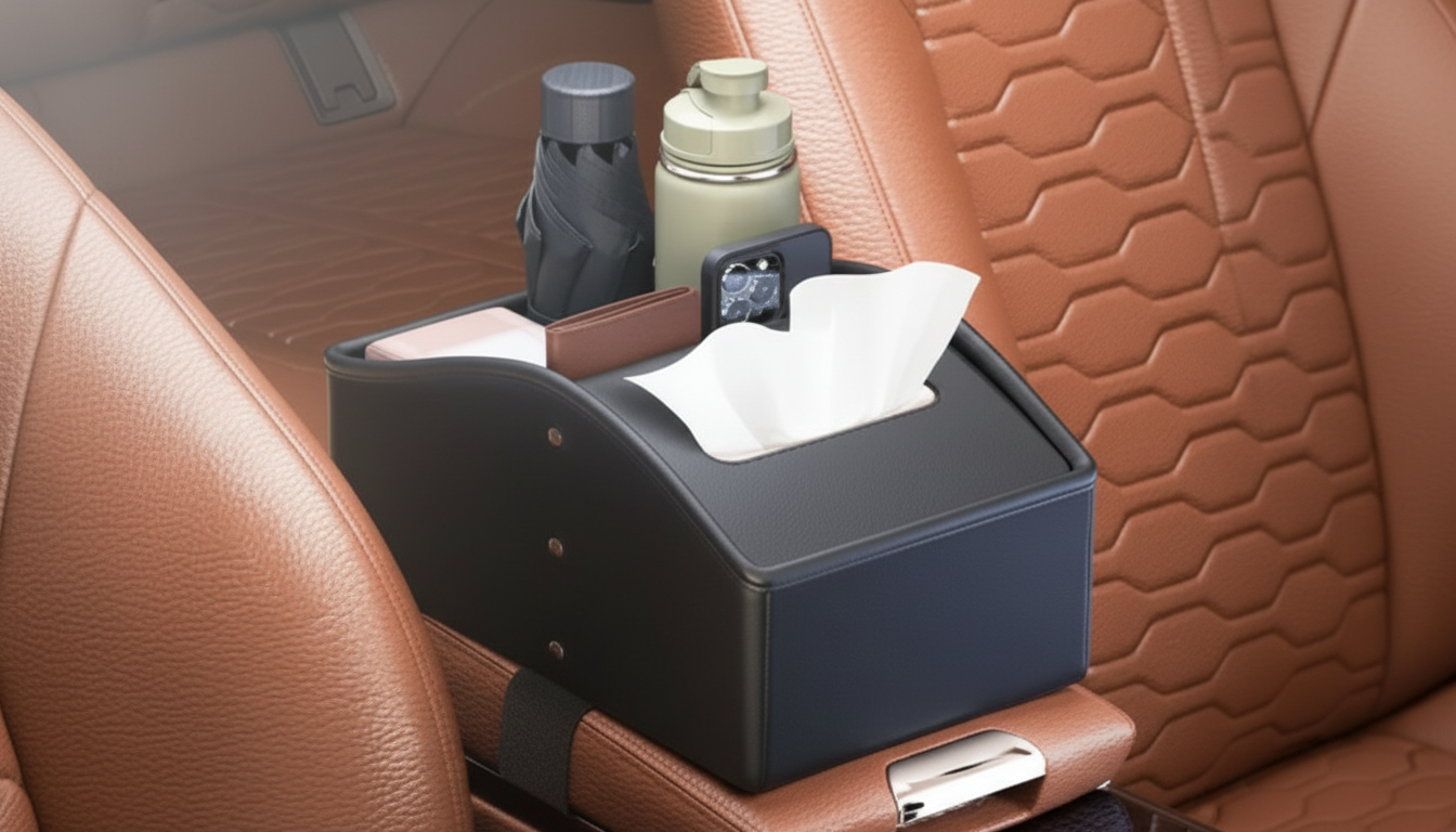 Car Armrest Box Name: Center Console, Lid & Storage Bin