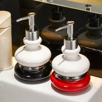 350ml Ceramic Dispenser for Soap or Lotion—Sink Upgrade