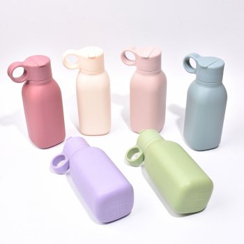 450ml Straw Sippy Cup with Lid: Spill-Resistant for Toddlers