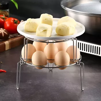 Stackable Egg Steamer Rack: Air Fryer & Pressure Cooker