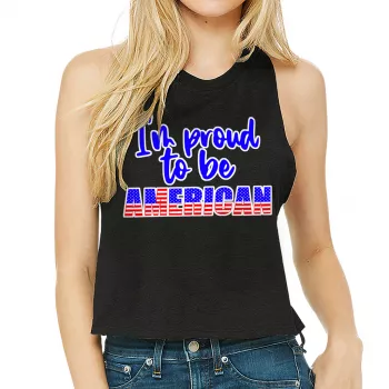 USA Flag Racerback Cropped Tank: Fit, Style & Care
