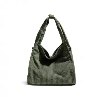 Small Plaid Nylon Handbag: Lightweight, Classic, Everyday