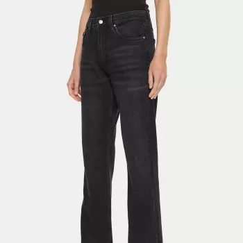 Calvin Klein High-Rise Black Stretch Jeans: Fit & Care
