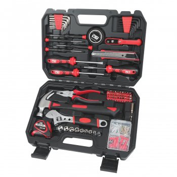 160-Piece Home Tool Kit in a Toolbox for Quick Fixes
